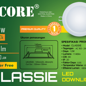 LED DOWNLIGHT CLASSIE 12W