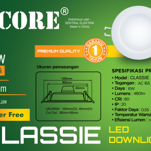LED DOWNLIGHT CLASSIE 6W