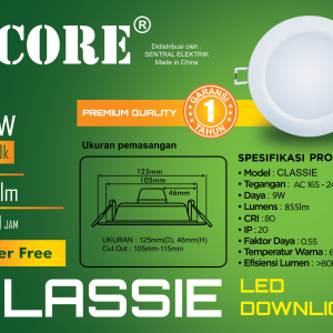 LED DOWNLIGHT CLASSIE 9W